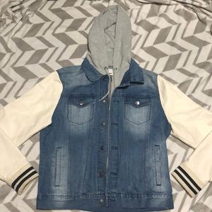 Jean Varsity Jacket
